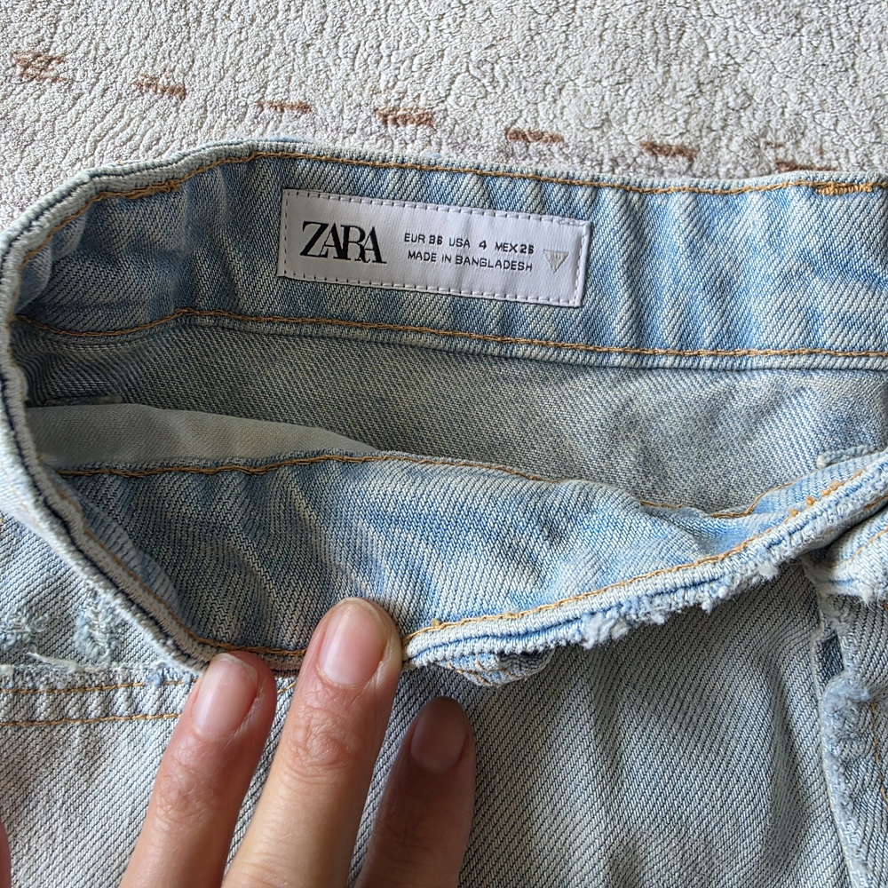 Zara Women's Denim Blue Jean Shorts